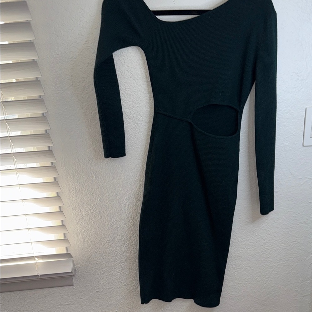 Elegant Asymmetrical Jewel Toned Emerald Dress